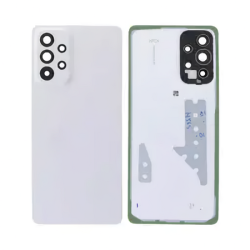 Vitre Arri&egrave;re de Remplacement pour Samsung Galaxy A73 5G (SM-A736B) - Couleur Blanc