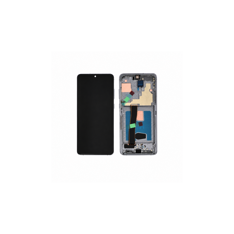 &Eacute;cran OLED Compatible Pour Samsung Galaxy S20 Ultra Gris