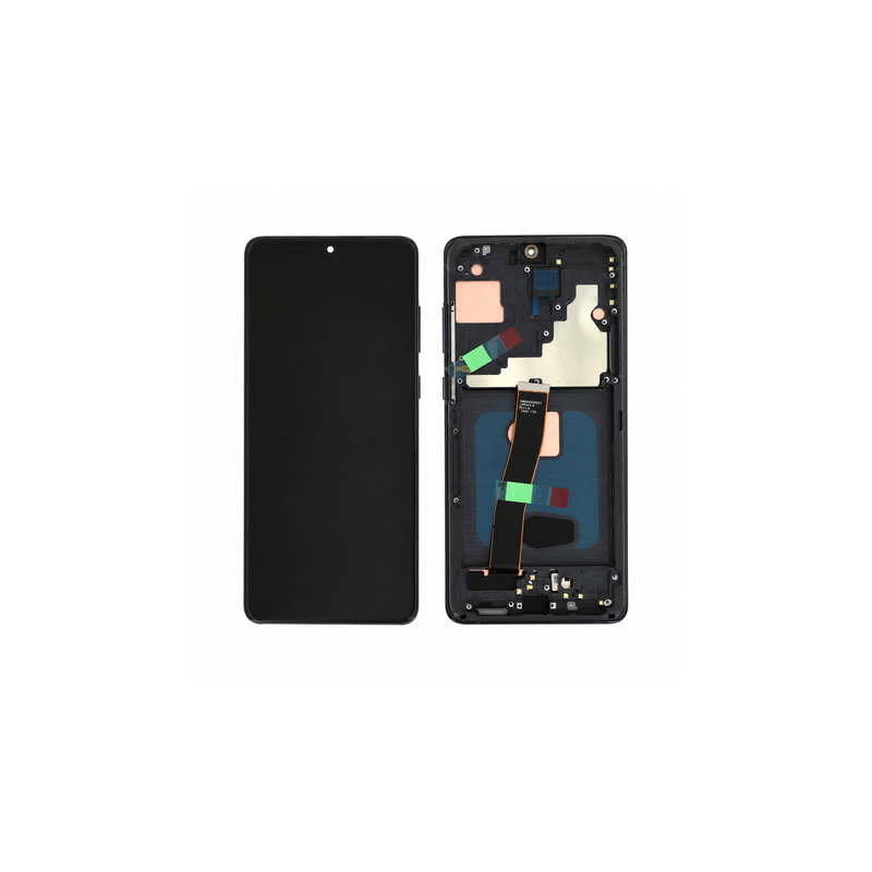 &Eacute;cran OLED Compatible Pour Samsung Galaxy S20 Ultra Noir