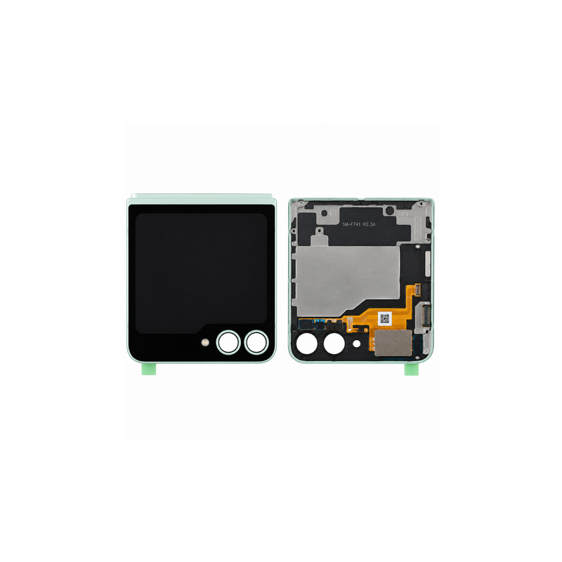 &Eacute;cran Externe Original Pour Samsung Galaxy Z Flip6 Vert Menthe