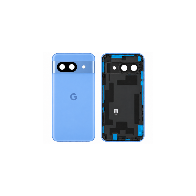 Vitre Arri&egrave;re / Cache Batterie Bleu Pour Google Pixel 8a