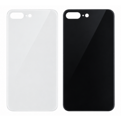 Vitre Arri&egrave;re Argent Pour iPhone 8 (Large Hole)