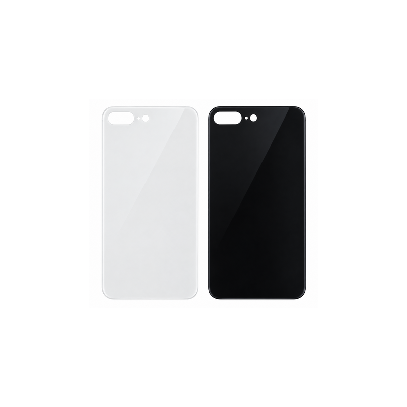 Vitre Arri&egrave;re Argent Pour iPhone 8 (Large Hole)