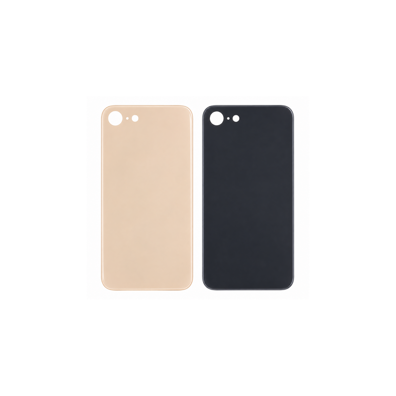 Vitre Arri&egrave;re Or Pour iPhone 8 (Large Hole)