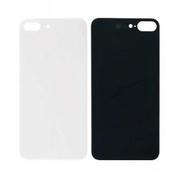 Vitre Arri&egrave;re Blanche Pour iPhone 8 Plus (Large Hole)