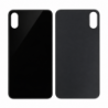 Vitre Arri&egrave;re Noire Pour iPhone X (Large Hole)