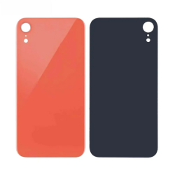 Vitre Arri&egrave;re Corail Pour iPhone XR (Large Hole)