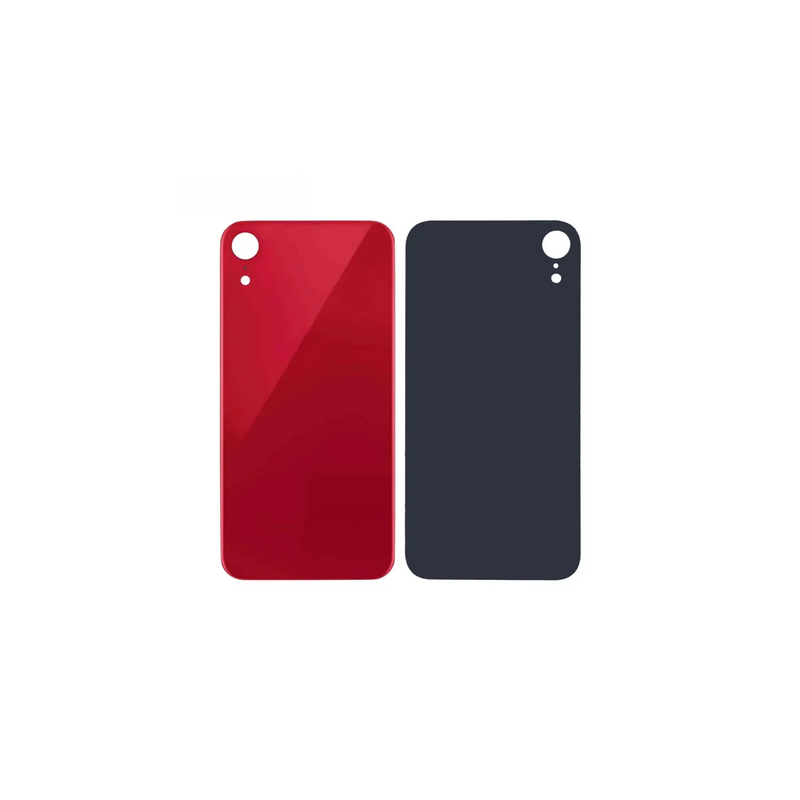 Vitre Arri&egrave;re Rouge Pour iPhone XR (Large Hole)