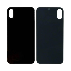 Vitre Arri&egrave;re Noire Pour iPhone XS (Large Hole)