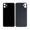 Vitre Arri&egrave;re Noire Pour iPhone 11 (Large Hole)