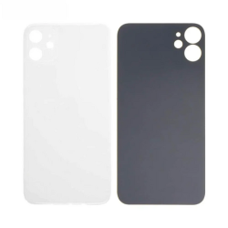 Vitre Arri&egrave;re Blanche Pour iPhone 11 (Large Hole)