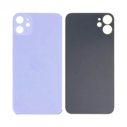 Vitre Arri&egrave;re Mauve Pour iPhone 11 (Large Hole)