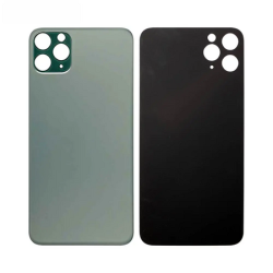 Vitre Arri&egrave;re Vert Nuit Pour iPhone 11 Pro (Large Hole)