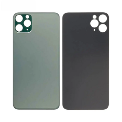 Vitre Arri&egrave;re Vert Nuit Pour iPhone 11 Pro Max (Large Hole)