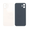 Vitre Arri&egrave;re Blanche Pour iPhone 12 Mini (Large Hole)
