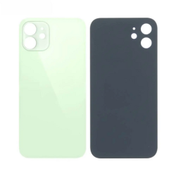 Vitre Arri&egrave;re Verte Pour iPhone 12 Mini (Large Hole)