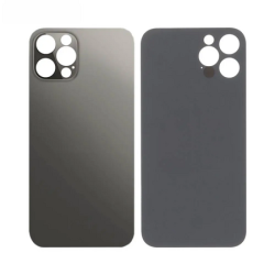 Vitre Arri&egrave;re Graphite Pour iPhone 12 Pro (Large Hole)