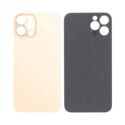 Vitre Arri&egrave;re Or Pour iPhone 12 Pro (Large Hole)