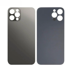 Vitre Arri&egrave;re Graphite Large Hole Pour iPhone 12 Pro Max