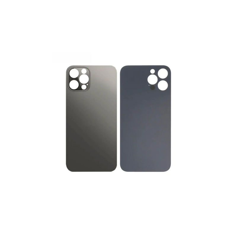 Vitre Arri&egrave;re Graphite Large Hole Pour iPhone 12 Pro Max