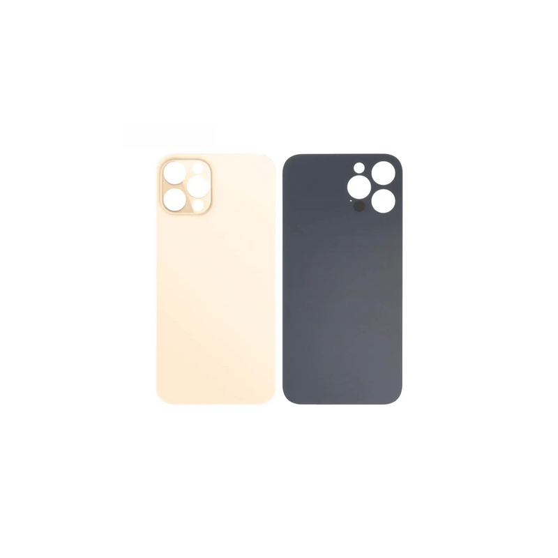 Vitre Arri&egrave;re Or Pour iPhone 12 Pro Max (Large Hole)