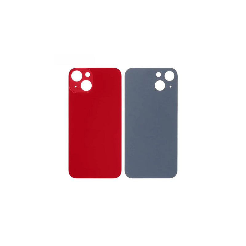 Vitre Arri&egrave;re Rouge Pour iPhone 13 Mini (Large Hole)