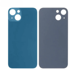 Vitre Arri&egrave;re Bleue Pour iPhone 13 Mini (Large Hole)