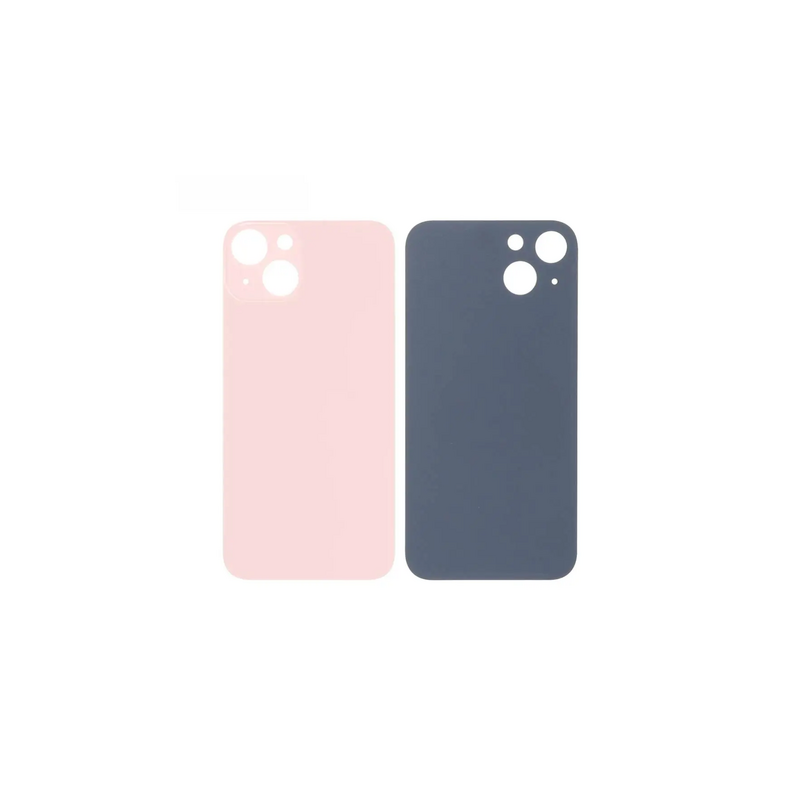 Vitre Arri&egrave;re Rose Pour iPhone 13 Mini (Large Hole)