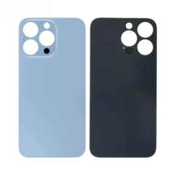 Vitre Arri&egrave;re Bleu Alpin Pour iPhone 13 Pro Max (Large Hole)