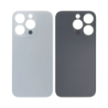 Vitre Arri&egrave;re Argent Pour iPhone 14 Pro (Large Hole)