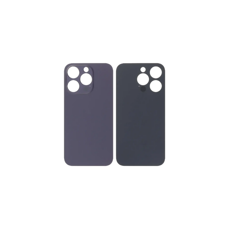 Vitre Arri&egrave;re Violet Intense Pour iPhone 14 Pro (Large Hole)