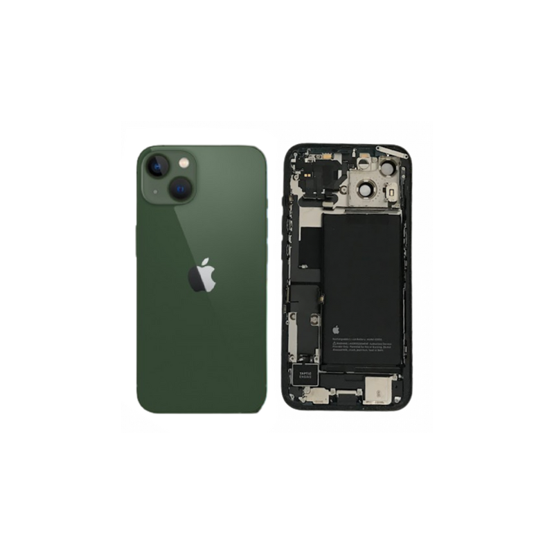 Coque / Ch&acirc;ssis Complet Pr&eacute;-mont&eacute; Original iPhone 13 Mini Vert (Grade A)