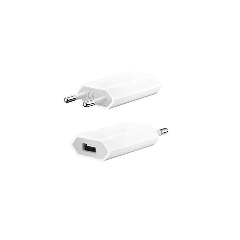 Prise Chargeur Secteur USB G&eacute;n&eacute;rique iPhone / iPod / iPad