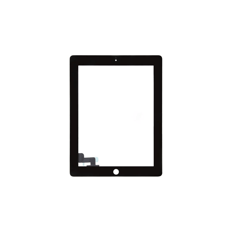 Vitre Tactile Compatible iPad 2 + Stickers 3M NOIR