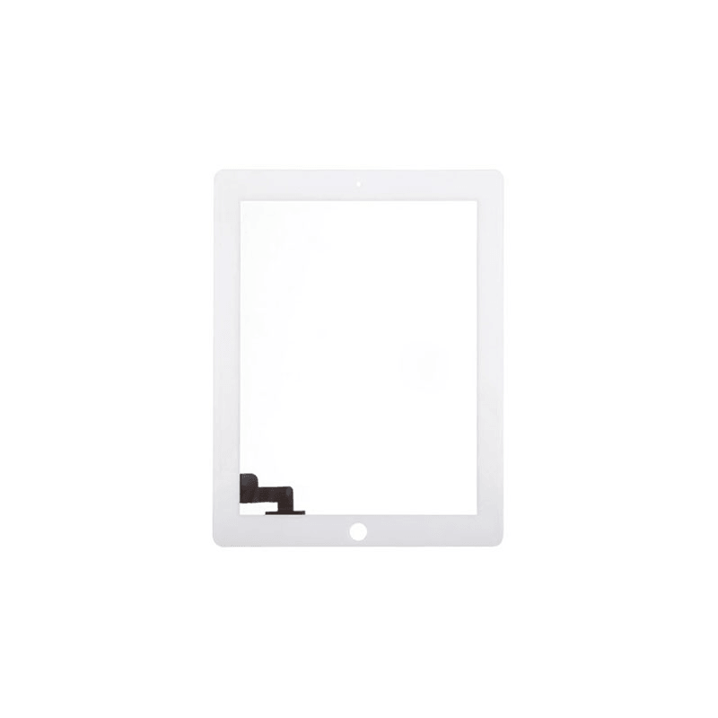 Vitre Tactile Compatible iPad 2 + Stickers 3M BLANC