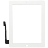 Vitre Tactile Compatible iPad 3 + Stickers 3M Blanc