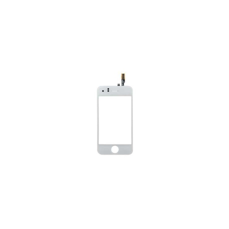 Vitre Tactile Blanche + Bouton Home Blanc Compatible iPhone 3G