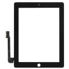 Vitre Tactile Compatible iPad 4 + Stickers 3M Noir