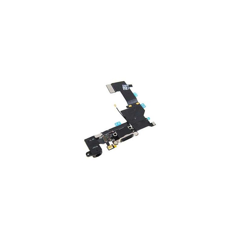 Nappe Connecteur de Charge Lightning / Jack / Micro iPhone 5S Noir