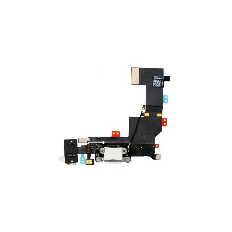 Nappe Connecteur de Charge Lightning / Jack / Micro iPhone 5S Blanc