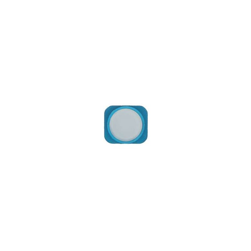 Bouton home Look iPhone 5S Compatible iPhone 5 BLEU / BLANC