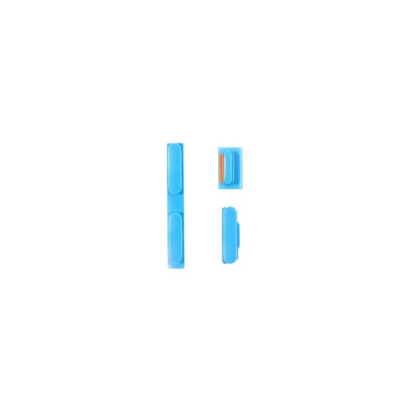 Lot Boutons Power / Volume / Vibreur iPhone 5C BLEU