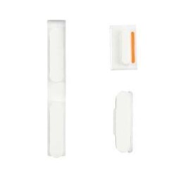 Lot de boutons Power, volume et vibreur iPhone 5C &mdash; blanc