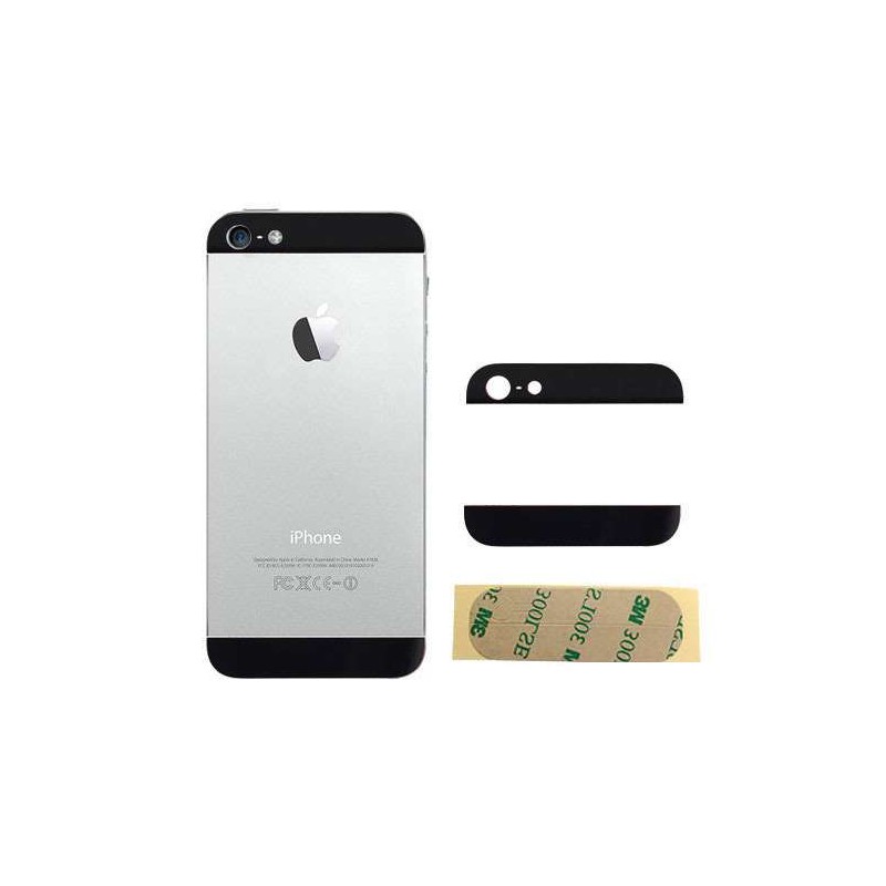 Vitres Arri&egrave;res Laqu&eacute;es Compatible iPhone 5 Noir