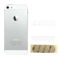 Vitres Arri&egrave;res Laqu&eacute;es Compatible iPhone 5 Blanc