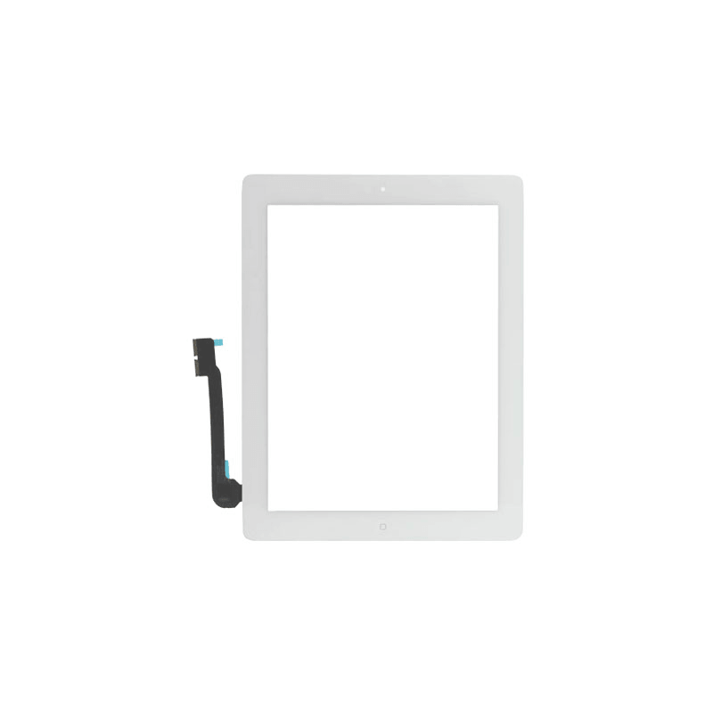 Vitre Tactile Assembl&eacute;e Compl&egrave;te iPad 4 Blanc