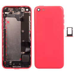 Coque arri&egrave;re assembl&eacute;e iPhone 5C rose