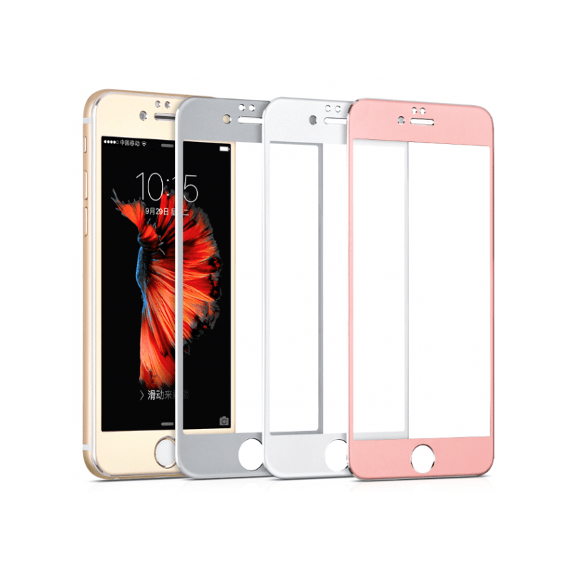 Film Anti - Choc / Verre Tremp&eacute; Color&eacute; Miroir iPhone 5/5S/5C/SE