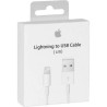 C&acirc;ble Original Apple USB Lightning Blanc 1 M&egrave;tre