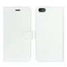Coque Portefeuille &agrave; Rabat Blanc iPhone 6 Plus